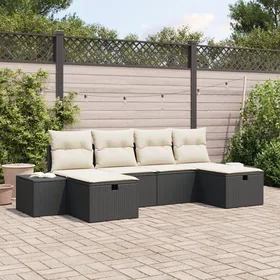 vidaXL Hage Sofasett med Pute 6 Deler 3359416