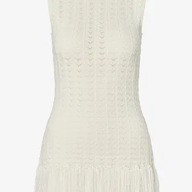 By Malina Amal Strikket Fringe Top (Dame)