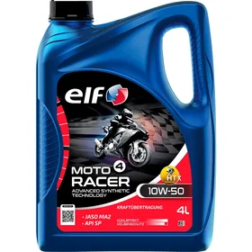 Elf Moto 4 Racer 10w-50 Motor Oil 4L