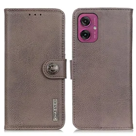 Khazneh Wallet Etfodral för Motorola Moto G55