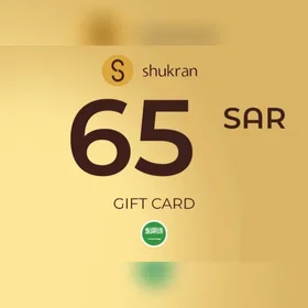 Shukran Gavekort 65 SAR