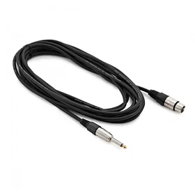 Gear4music JACK-XLRF-E-MIC-6 XLR (F) - Câble microphone Jack