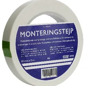 ETAB 4310 Dobbeltklæbende Montering 25mm x 10m