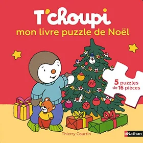 T'choupi mon livre puzzle de Noël