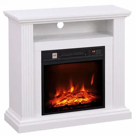 Homcom Cheminée Électrique 81 5x30x76cm