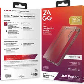 Zagg Luxe Case & Screen Protector Bundle for Samsung Galaxy S26