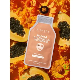 Biovene Papaya Vitamin C Sheet Mask 1g