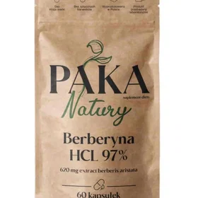 Paka Berberine HCL 97% 60 Capsules