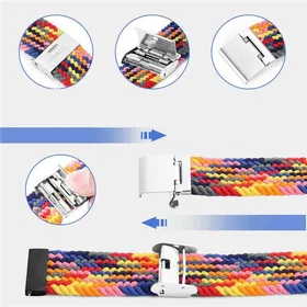 CaseOnline Flettet Urbånd One Size for Apple Watch 9 (41mm)