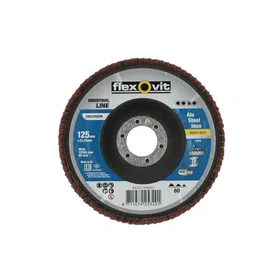 Flexovit Heavy Duty Flap Disc 125x80mm Inox 54388