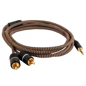 Proson 3.5mm till 2x RCA Kabel 2m