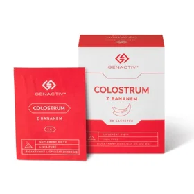 Genactiv Colostrum With Banana 500mg 30 Sachets