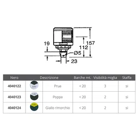 Den Haan Rotterdam S35 Stern Light (25W)