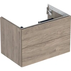 Geberit One Badrumsskåp 74x47cm Valnöt
