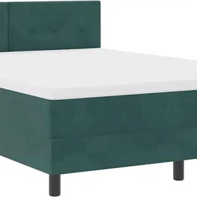 vidaXL LED Box Spring Bed 3342659 140x200cm