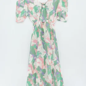 Boss C_Denvia Broderet Anglaise Maxi Kjole