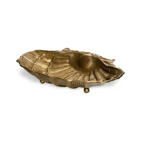 Seashell Messinkoristeellinen Kulho 52.5x39x11cm