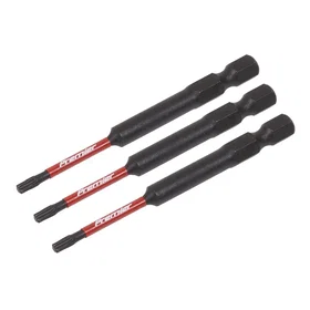 Sealey AK8265 T10 Impact Power Tool Bits 75mm 3pc