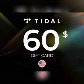 Tidal Gift Card 60 USD