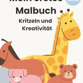 Mein Erstes Malbuch Färgläggningsbok för Småbarn