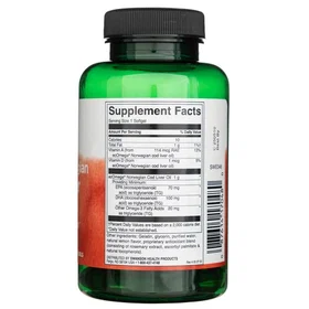 Swanson EFAs Cod Liver Oil- 1000mg 60 Capsules