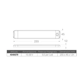 A.a.a. Rectangular Indoor LED Light