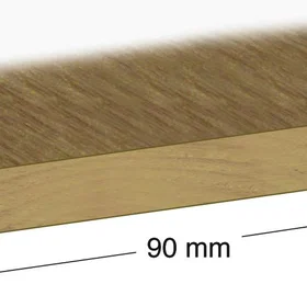 Duri Tærskelliste Profilfræset Gran 120x1000mm Lakkeret