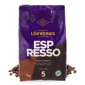 Löfbergs Mørkristning 1kg (Hele Bønner)