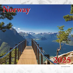NORWAY Norge Veggkalender 2025