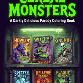Cereal Monsters Färgläggningsbok för Vuxna