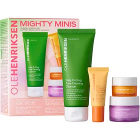Ole Henriksen Mighty Mini Set Gavepakke (Daily D-Clog Pore-Clearing Cleanser, Øy