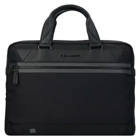 Piquadro Trakai Attaché-case Mallette (100% Polyester, noir)