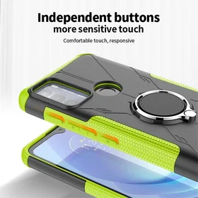 Accessory Kickstand Etfodral med Magnetisk Platta för Motorola Moto G50