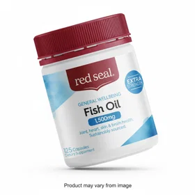Red Seal High Potency Fish Oil 1500mg 125 Capsules