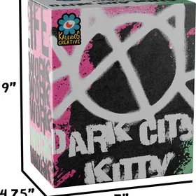 Kaleidos Creative Dark City Kitty! Art Vinyl Figure #0810169170304