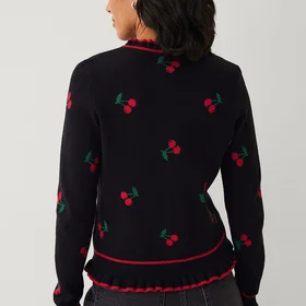 Ellos Collection Mønstret Cardigan (Dame)