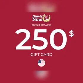 Ninety Nine Restaurant & Pub Gift Card 250 USD