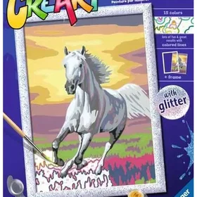 Ravensburger Mal etter tall Hest ved solnedgang