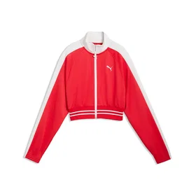 Puma Select T7 Cropped Full-Zip Sweatshirt (Dame)