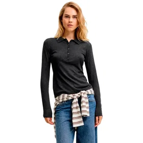JJXX Jxalberte Long Sleeve Polo Shirt (Women's)