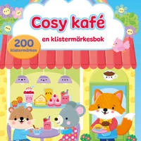 Cosy kafé Klistermärkesbok Häftad
