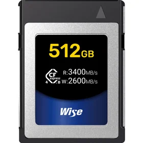WISE CFexpress 4.0 Type B 2600MB/s 512GB