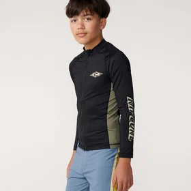 Rip Curl T-shirt Eternal Shred Zip Manches Long (Enfant)