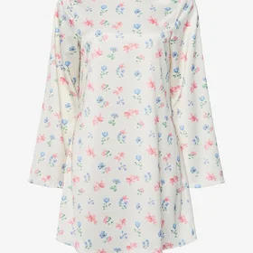 Pieces Pcmillie Ls Kort Bådhals Kjole