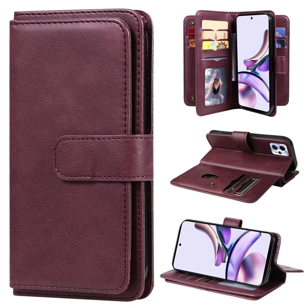 Lompakko 10-Slot Case for Motorola Moto G23/G53/G13
