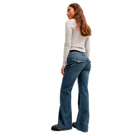 Jack & Jones Texas C418 Jjxx Låg Midja Jeans (Dam)