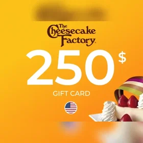 The Cheesecake Factory Gift Card 250 USD