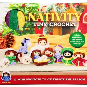 Thunder Bay Press Nativity Tiny Crochet