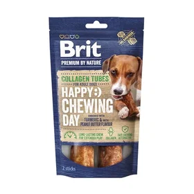 Brit Premium Collagen Tuggrullar Hundgodis Nötkött Jordnötssmör 2-Pack