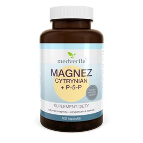 Medverita ZMP Citrate Zinc and Magnesium + P-5-P 100 Capsules